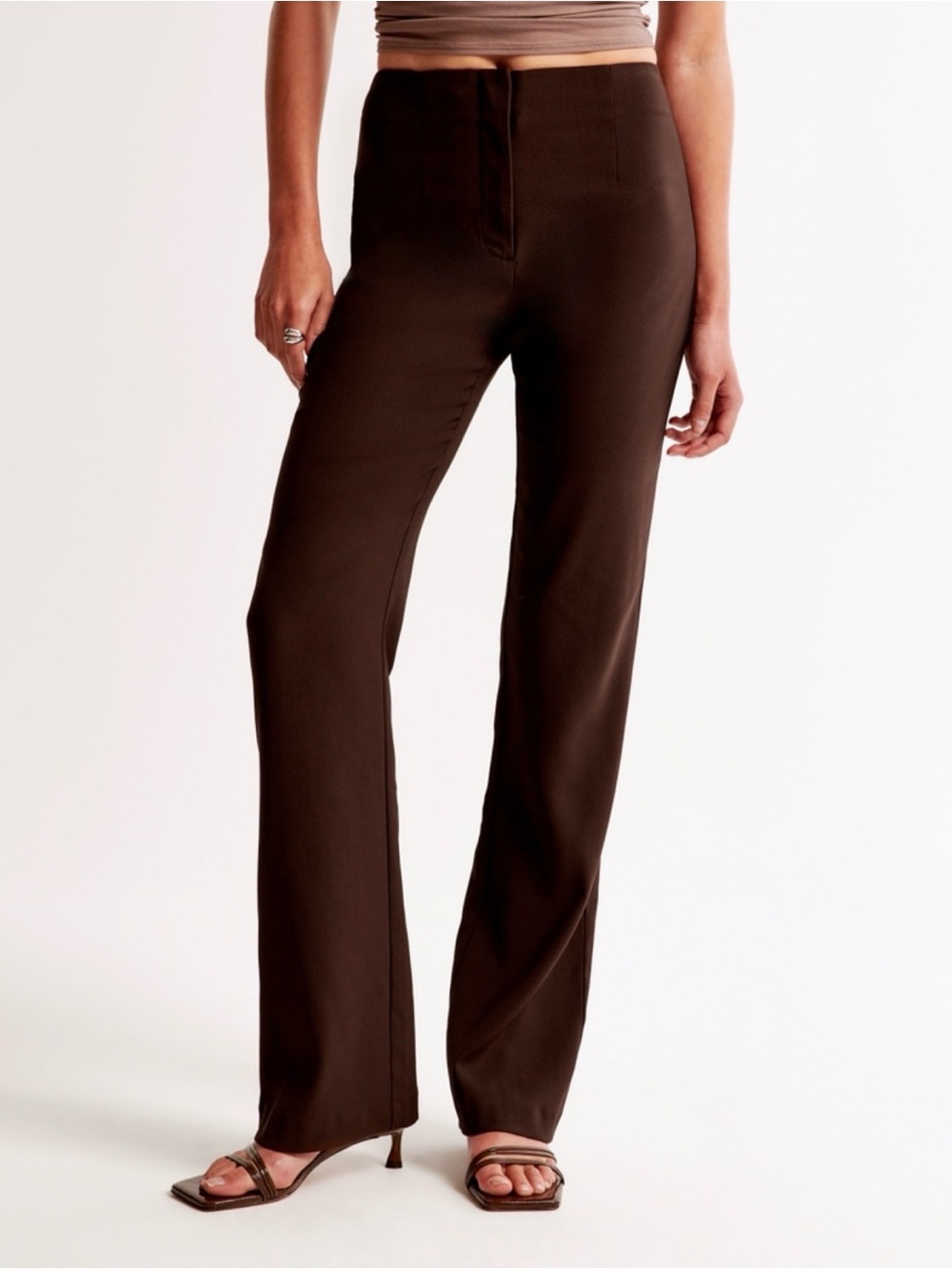 Abercrombie & Fitch | High-Rise Slim Boot Trouser